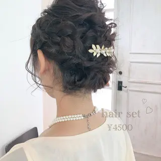 ショート ヘアアレンジ 榎園 由美のヘアスタイル