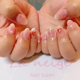 ネイル La neige* yuki 🥯🍑のネイルデザイン