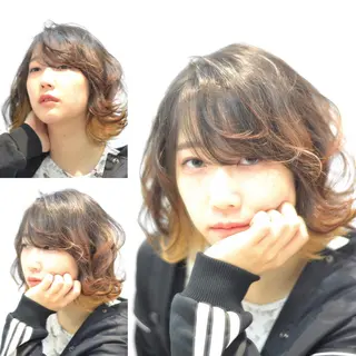ショート カラー 大木 拓瑞のヘアスタイル