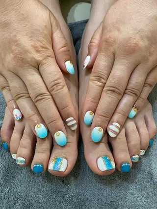 ネイル Amber21.所属・Nagahama Akariのネイルデザイン