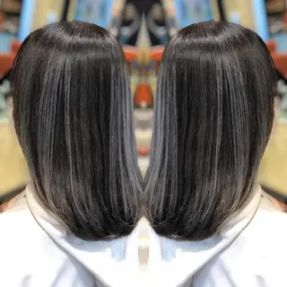 セミロング Y Uのヘアスタイル