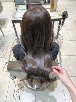 ロング 似合わせ艶髪カラー ❤️ハダユミのヘアスタイル