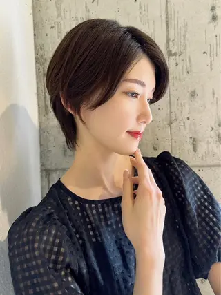 ショート カラー 平田 勝也のヘアスタイル