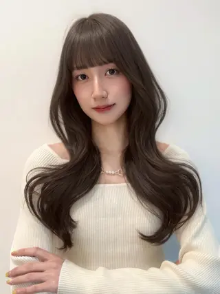 カラー 赤み消し🕊️韓国風 カラー🕊️銀座のヘアスタイル