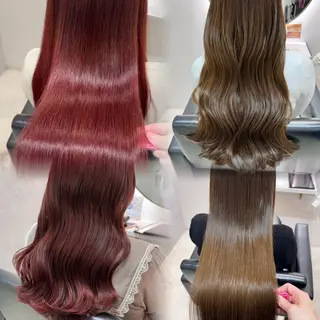 ロング カラー 《韓国レイヤー特化》 艶髪✨EMIのヘアスタイル