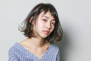 ショート 横井伴典 矢場町 メンズパーマ/カットのヘアスタイル