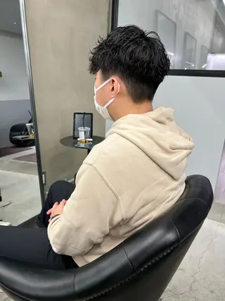 ショート パーマ メンズ kimika🥑 メンズ/髪質改善のヘアスタイル