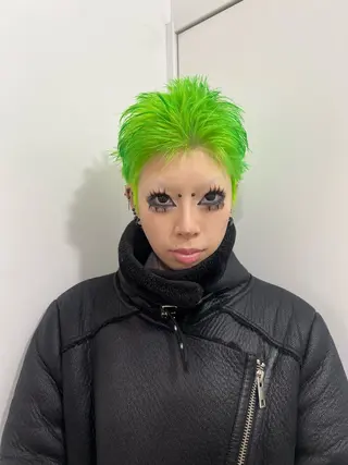 ショート 💥ウルフカット デザインあんな💥のヘアスタイル