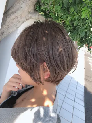 ショート カラー 具志 正太のヘアスタイル