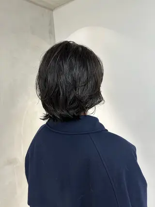 ミディアム パーマ メンズ 📖丸山飛鳥/ メンズミディアム📖のヘアスタイル