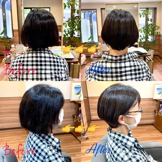 ショート カラー Annon プライベートサロンのヘアスタイル
