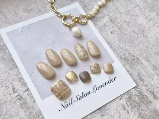 ネイル 佐藤 ニーナ★ラベンダーのネイルデザイン