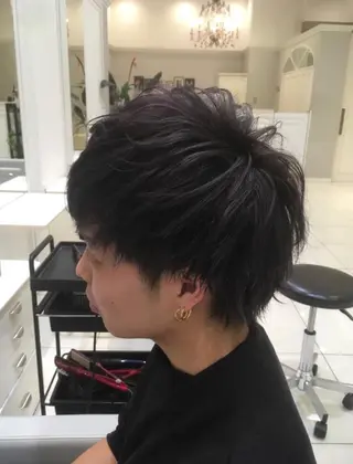 カラー ✨髪質改善縮毛矯正✨ 二上裕太のヘアスタイル