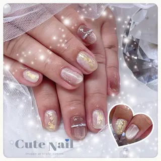 ネイル GO TODAY SHAiRE SALON原宿 Liber所属・️🫧もこ 艶感ネイル🫧のネイルデザイン