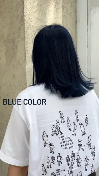 セミロング カラー 似合わせカット暖色 カラーhiyonaのヘアスタイル