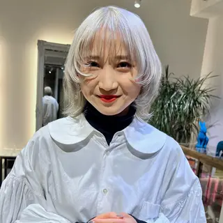 ミディアム 【ロングウルフカット 姫カット】伊藤裕哉のヘアスタイル