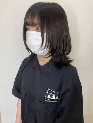 ミディアム カラー 🫧ウルフカット/ 畑中結衣🫧のヘアスタイル