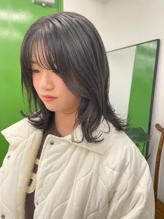 ミディアム sica所属・スタイル撮影 モデル募集momoのヘアスタイル