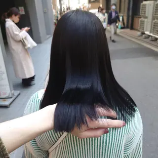 ロング カラー 髪質改善ストレート Kantaのヘアスタイル