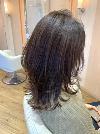 ミディアム 舟橋 瑞稀のヘアスタイル