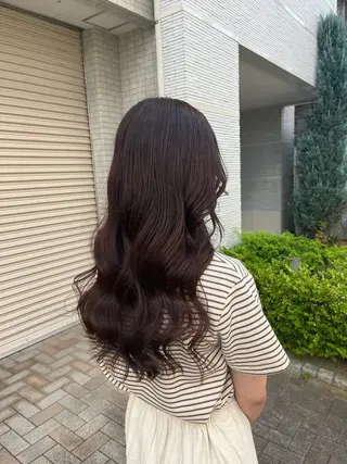 カラー KOKORO 中村 朱里のヘアスタイル