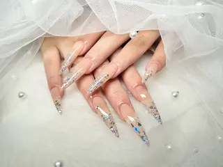 ネイル AYAKA🩵難波♡ 韓国ネイルで可愛く♡のネイルデザイン