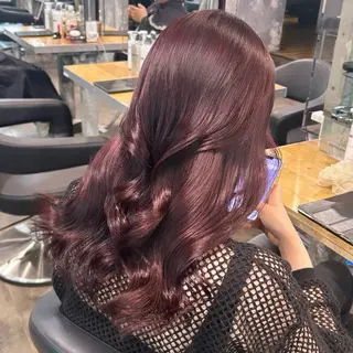 セミロング IS所属・横浜美容室/透明感 カラー/レイヤーのヘアスタイル