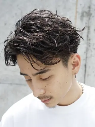 ショート パーマ メンズ fifth  SAKAE所属・SENTA✨メンズ パーマ✨fifth栄のヘアスタイル