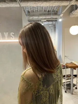 カラー 岡本 太陽☀️のヘアスタイル