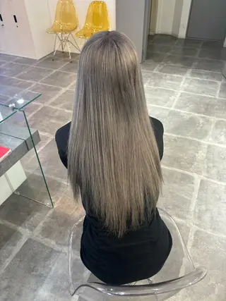 ロング 名古屋栄/PELE/ ブリーチ/asahiのヘアスタイル