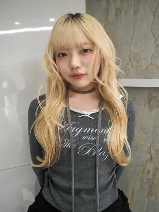 ロング ヘアアレンジ 大谷 百音のヘアスタイル