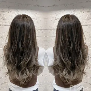 ロング カラー Beyond（kitaro）所属・石井辰功也 フリーランス美容師のヘアスタイル