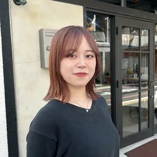 ミディアム カラー 京都/カラー/松野 翔のヘアスタイル