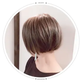 ショート カラー ✨縮毛矯正✨髪質改善 ナカシマ ユミのヘアスタイル