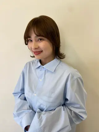 セミロング パーマ特化美容師 mikuのヘアスタイル