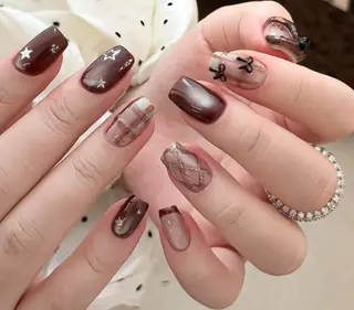 ネイル By moonネイル 🌷ワンホン/韓国風のネイルデザイン