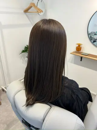ロング カラー kibako ayanoのヘアスタイル