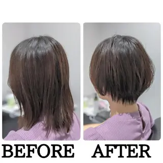 ショート カラー 心斎橋難波本店　店長 THE ECT 中尾のヘアスタイル