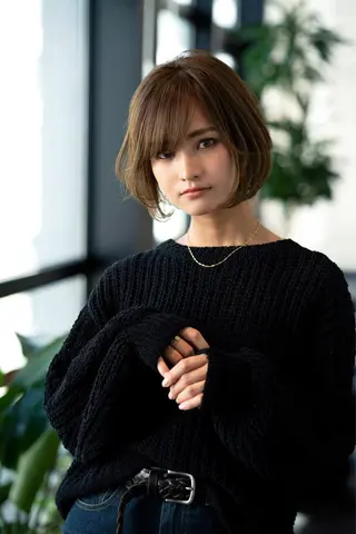 ショート カラー 🉐レイヤー/塩見 弘樹🉐渋谷のヘアスタイル