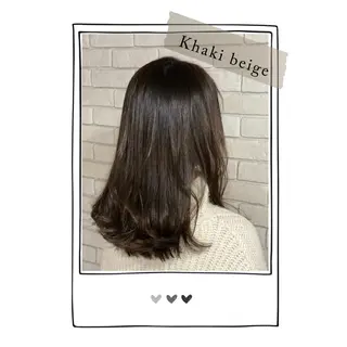 セミロング カラー ☘️ motion ALOE ☘️のヘアスタイル