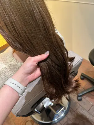ロング カラー gotoday　shaire　saron所属・miu. ボブ/透け感カラーのヘアスタイル