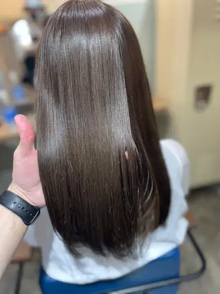 セミロング カラー 艶髪🍒髪質改善特化 GARDINAのヘアスタイル