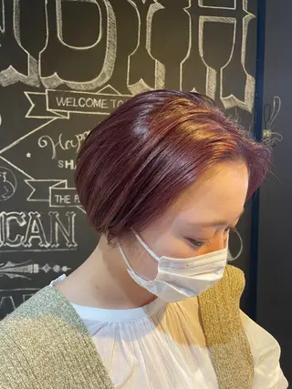 ショート カラー 中根 亜莉紗のヘアスタイル