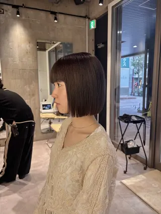 ショート カラー mina🪐立川駅/ レイヤー/ボブのヘアスタイル