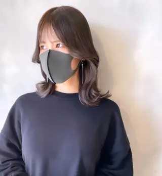 ミディアム カラー カラー系/カット特化 🟠オオタキマサシのヘアスタイル