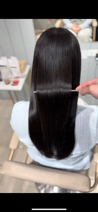 ロング 酸性縮毛矯正/ 髪質改善/信之介のヘアスタイル