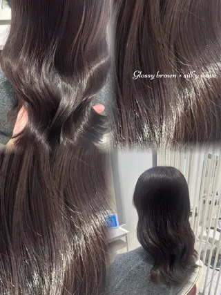 セミロング 中嶋 礼愛のヘアスタイル