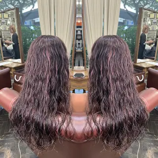 ロング カラー ハイライト/レイヤー /ハイトーン/AOIのヘアスタイル