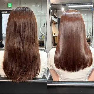 ミディアム カラー パーマ ショートボブ縮毛矯正 髪質改善のプロ山道潤のヘアスタイル