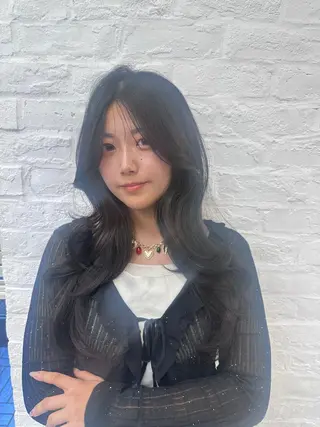 ロング カラー ヘアアレンジ 本田 翔のヘアスタイル